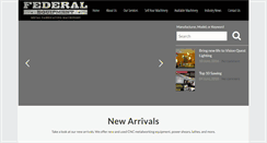 Desktop Screenshot of federalequip.com